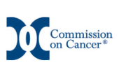 Commission on Cancer logo. Click here to learn more about all the available services we have at our Cancer Center, services we refer out, and our annual case load.
